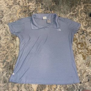 North Face Blue Hiking Shirt